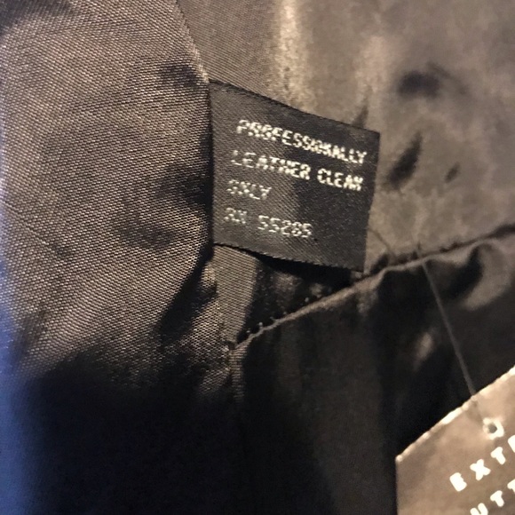 Vintage Express leather long coat - Picture 4 of 6